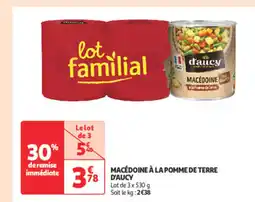 Auchan Supermarché D'AUCY Macédoine à la pomme de terre offre