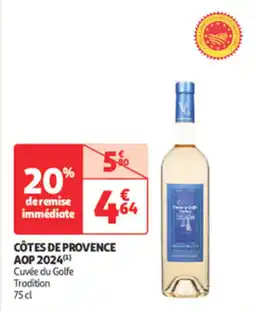 Auchan Supermarché Côtes de provence aop 2024 offre