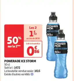 Auchan Supermarché POWERADE Ice storm offre