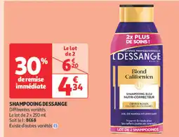 Auchan Supermarché DESSANGE Shampooing offre