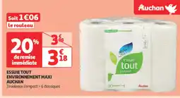 Auchan Supermarché AUCHAN Essuie tout environnement maxi offre
