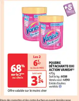Auchan Supermarché VANISH Poudre détachante oxi action offre