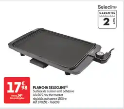 Auchan Supermarché Plancha selecline offre