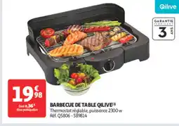Auchan Supermarché QILIVE Barbecue de table offre