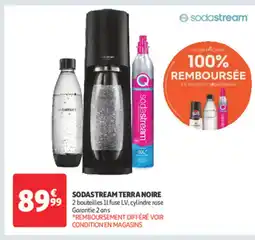 Auchan Supermarché SODASTREAM Terra noire offre