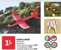 Auchan Supermarché Avion a lancer offre