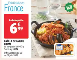 Auchan Supermarché Paëlla de la mer briau offre