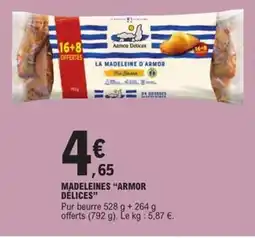 E.Leclerc Express ARMOR DÉLICES Madeleines offre