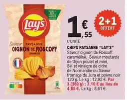 E.Leclerc Express LAY'S Chips paysanne offre