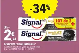 E.Leclerc Express SIGNAL INTEGRAL 8 Dentifrice offre