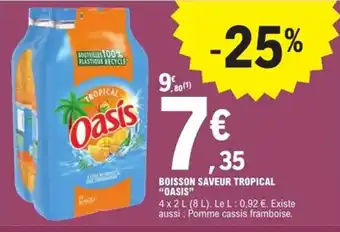 E.Leclerc Express OASIS Boisson saveur tropical offre