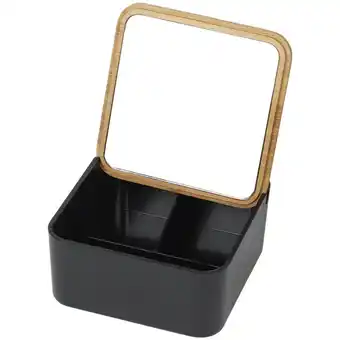 Action Coffret de rangement en bambou avec miroir offre