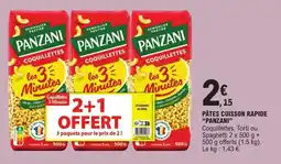 E.Leclerc Express PANZANI Pâtes cuisson rapide offre