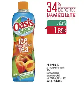 Match Sirop oasis offre
