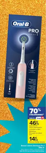 Cora x Carrefour Brosse à dents électrique pro 1 oral b offre