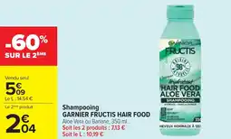 Cora x Carrefour Shampooing garnier fructis hair food offre
