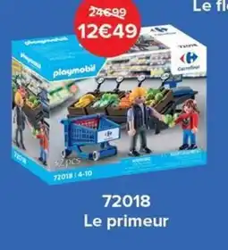 Carrefour Market PLAYMOBIL 72018 Le primeur offre
