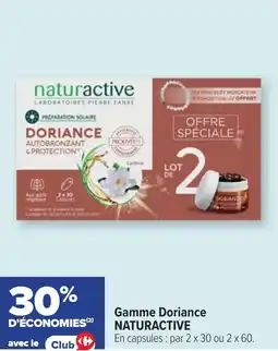 Cora x Carrefour Gamme doriance naturactive offre