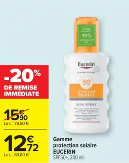 Cora x Carrefour Gamme protection solaire eucerin offre