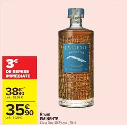 Carrefour Market EMINENTE Rhum offre