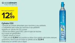Cora x Carrefour Cylindre co2 sodastream offre