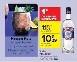 Carrefour Market POLIAKOV Vodka offre