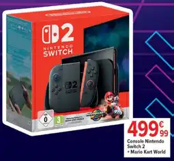 Cora x Carrefour Console nintendo switch 2 + mario kart world offre