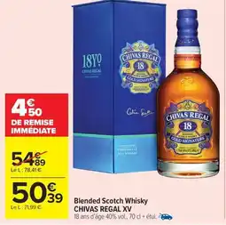 Carrefour Market CHIVAS REGAL XV Blended Scotch Whisky offre