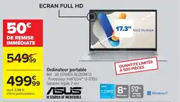 Cora x Carrefour Ordinateur portable ASUS offre