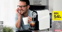 Cora x Carrefour Machine à expresso blanche MEDEK offre