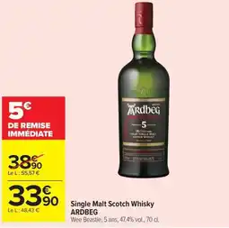 Carrefour Market ARDBEG Single Malt Scotch Whisky offre