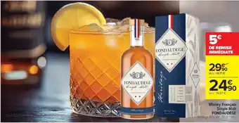 Carrefour Market FONDAUDÈGE Whisky Français Single Malt offre