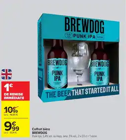 Cora x Carrefour Coffret bière BREWDOG offre