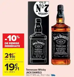 Carrefour Market JACK DANIELS Tennessee Whisky offre