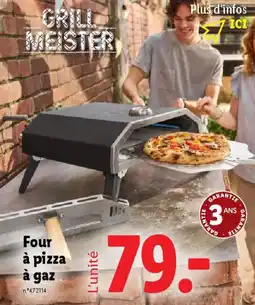 Lidl Four à pizza à gaz offre