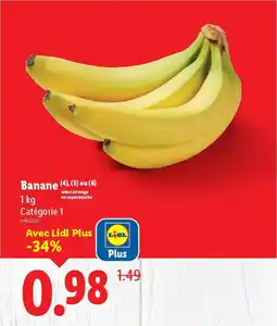 Lidl Banane offre