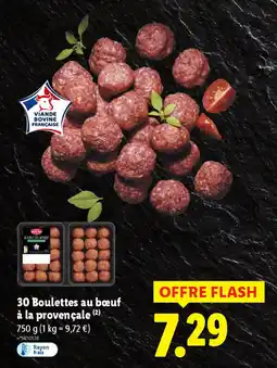 Lidl 30 boulettes au bœuf à la provençale offre