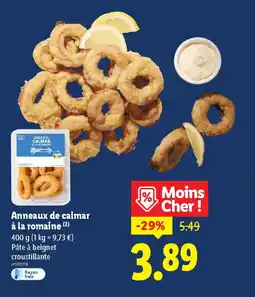 Lidl Anneaux de calmar à la romaine offre