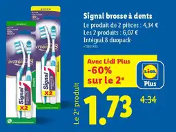 Lidl Signal brosse à dents offre
