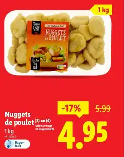 Lidl Nuggets de poulet offre