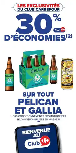 Carrefour Market PELICAN ET GALLIA Sur tout offre