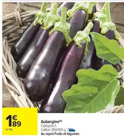 Carrefour Market Aubergine offre