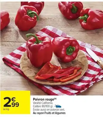 Carrefour Market Poivron rouge offre