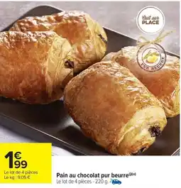 Carrefour Market Pain au chocolat pur beurre offre
