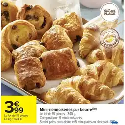 Carrefour Market Mini-viennoiseries pur beurre offre