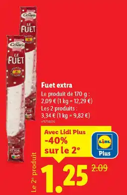 Lidl Fuet extra offre