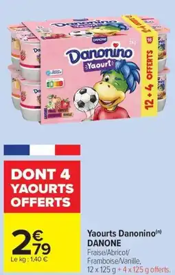 Carrefour Market DANONE Yaourts Danonino offre