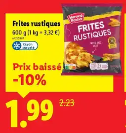 Lidl Frites rustiques offre