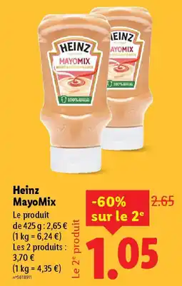 Lidl Heinz mayomix offre