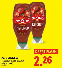 Lidl Amora ketchup offre